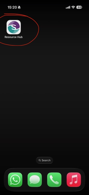 यसलाई एउटा नाम दिनुहोस, र Add (थप्नुहोस) छान्नुहोस (उक्त आईकन तपाईंले थपेको फोनमा मात्र देखिन्छ।) देखाईएको तस्वीर
मोवाईलको होमस्क्रिनमा bookmark गर्नेको रुपमा देखाईएको वेबसाईटको तस्वीर
